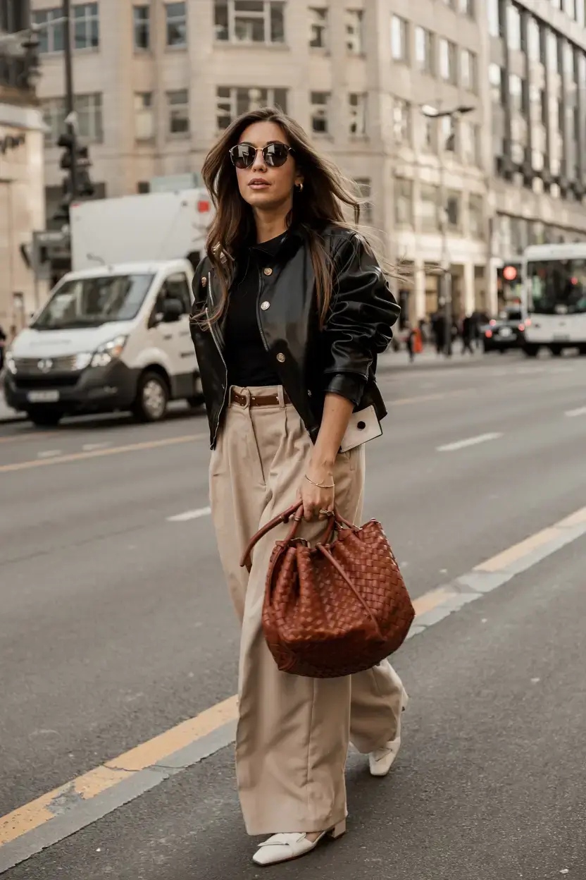 Travel outfit ideas 2026 City Lights and Leather Energy