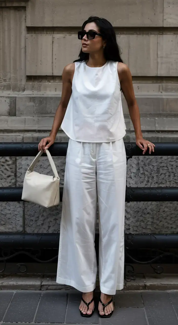 Travel outfit ideas 2026 The All-White Nomad
