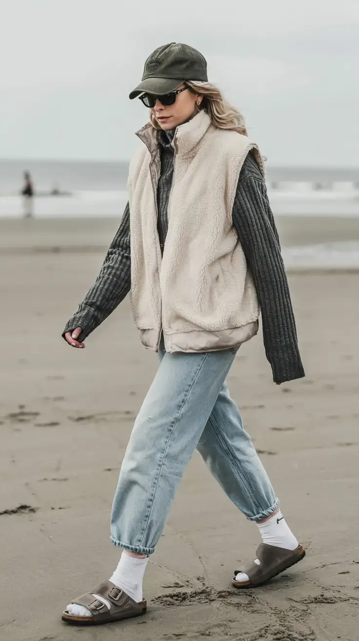 Travel outfit ideas 2026 Coastal Minimalism Meets Cozy Function