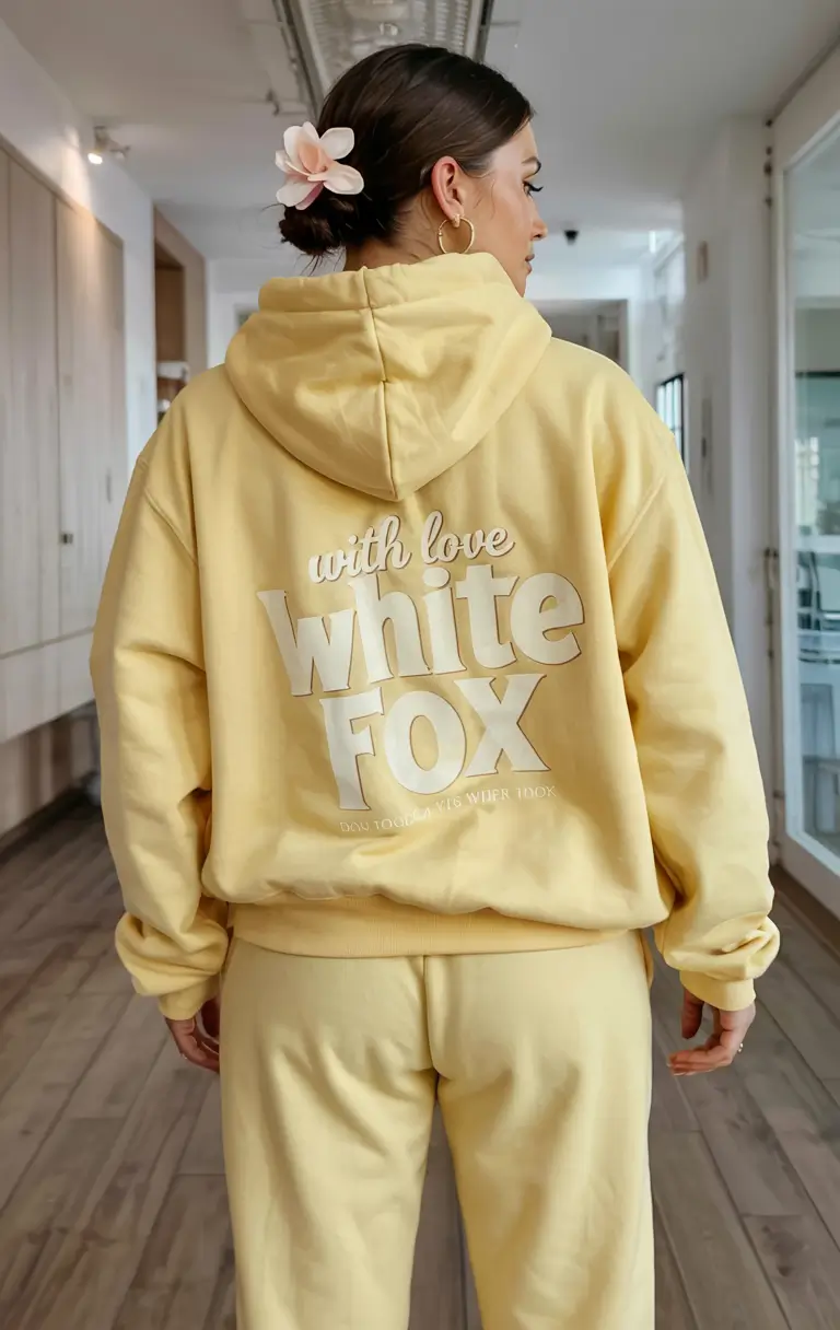 Trendy hoodie outfits 2026 Sunny Branded Loungewear With a Soft Glow