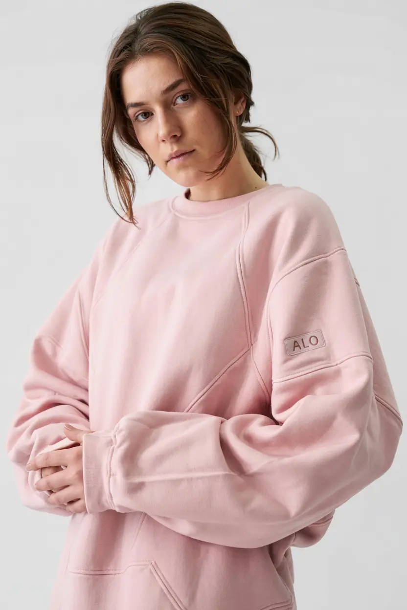 Trendy hoodie outfits 2026 Soft Pink Wellness-Inspired Minimalism