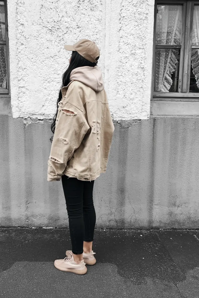 Trendy hoodie outfits 2026 Neutral Streetwear With a Rugged Edge