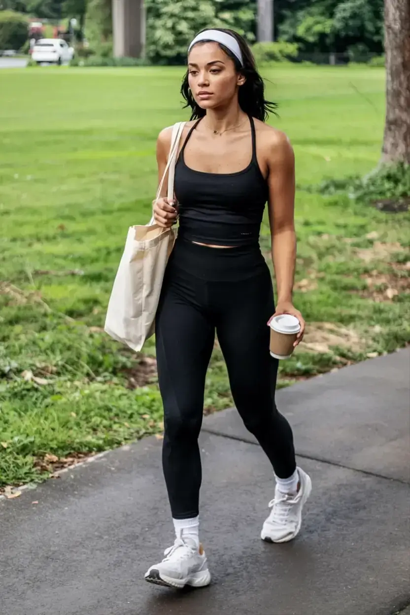 Trendy legging outfits 2026 Morning Glow Movement