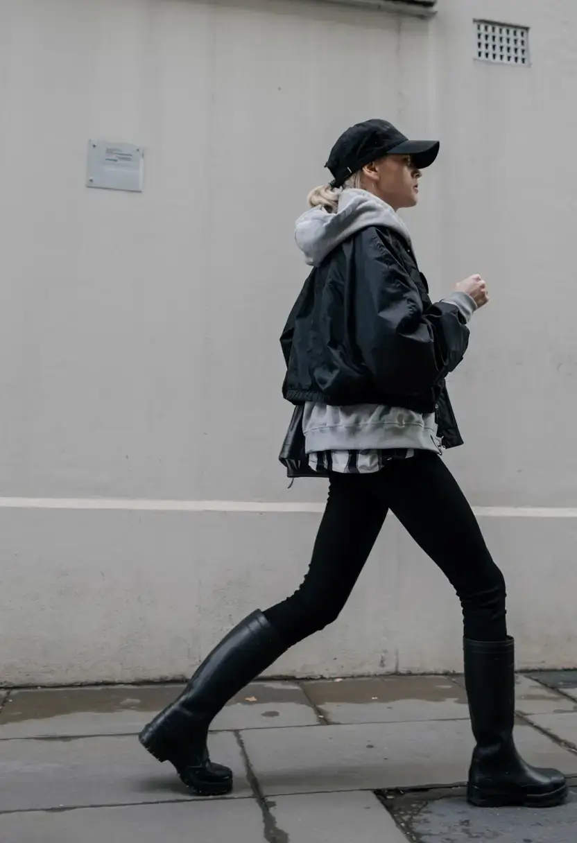 Trendy legging outfits 2026 Urban Off-Duty Edge