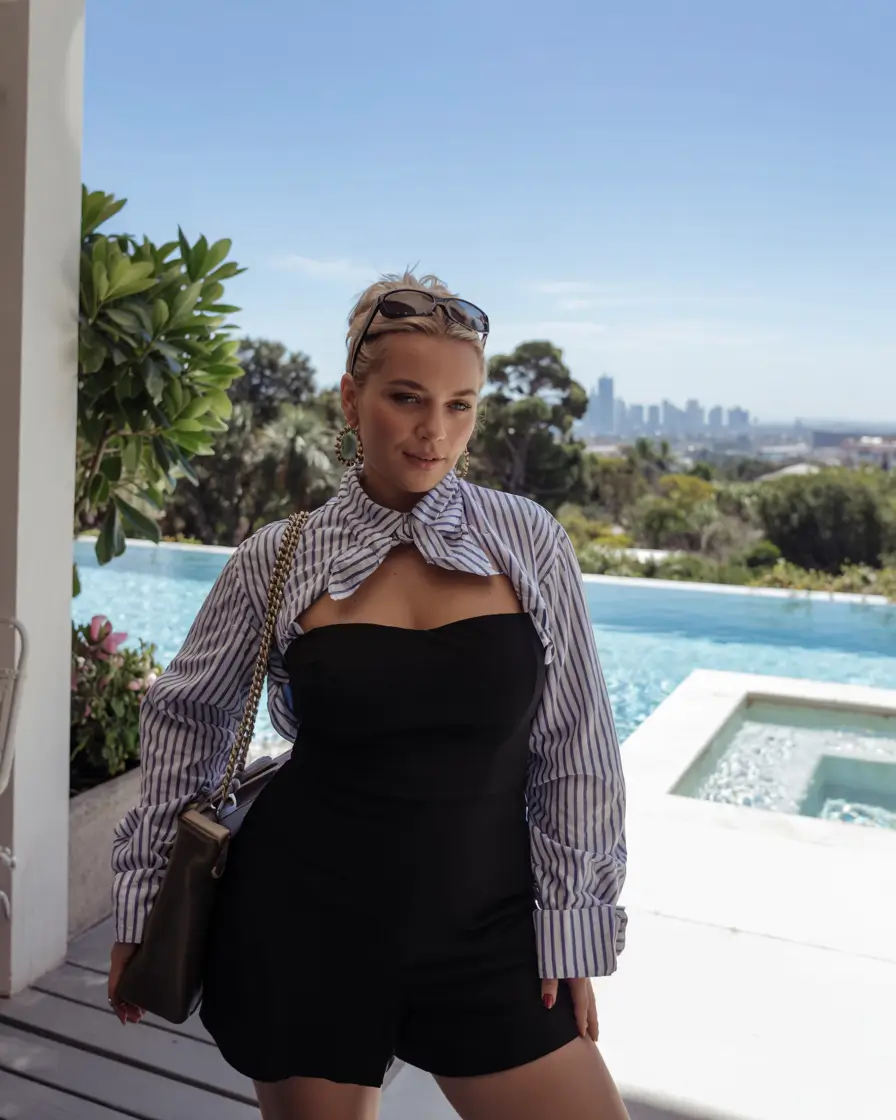 Trendy midsize outfits 2026 - Striped Sophistication With A Modern Twist