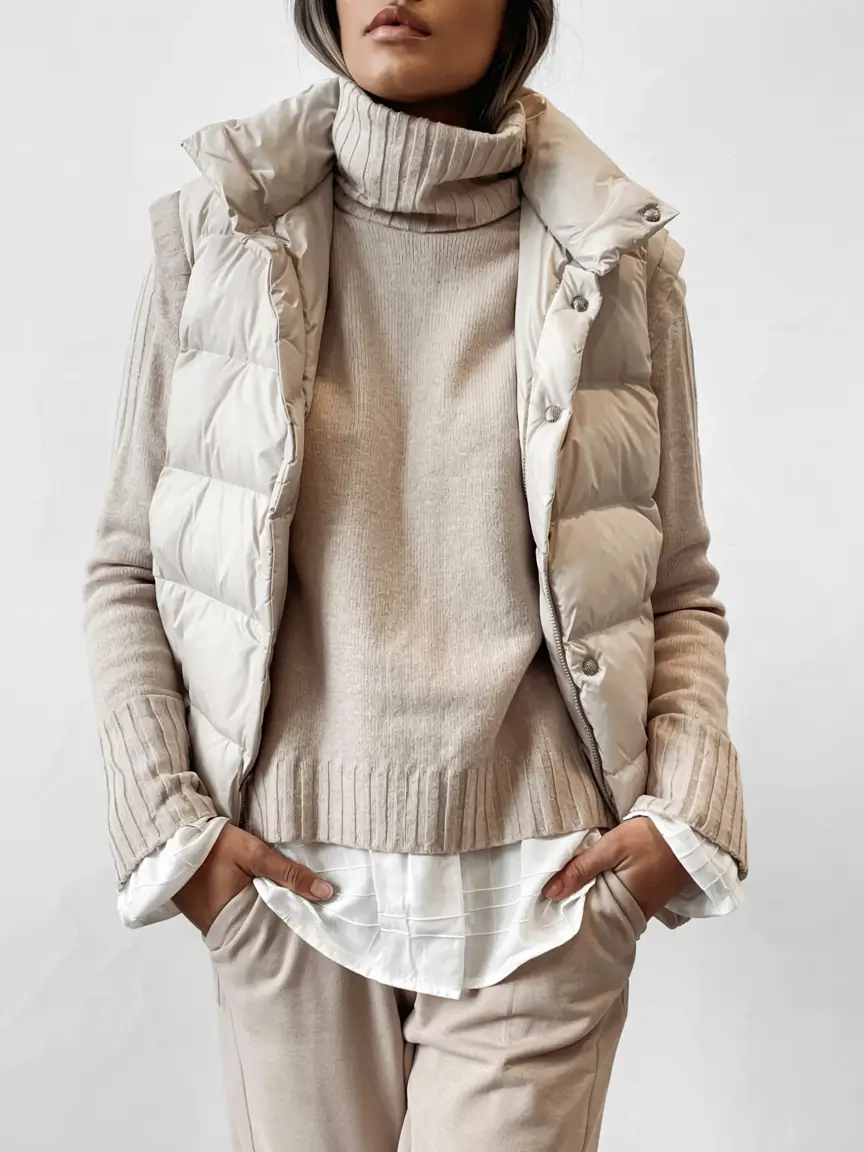 trendy outfits for women 2026 Soft Neutrals and Layered Warmth