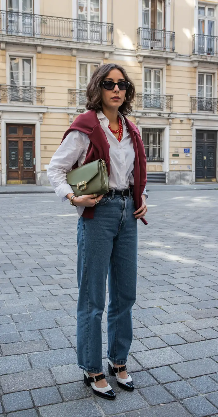 trendy outfits for women 2026 Smart Layers With a Touch of Classic Prep