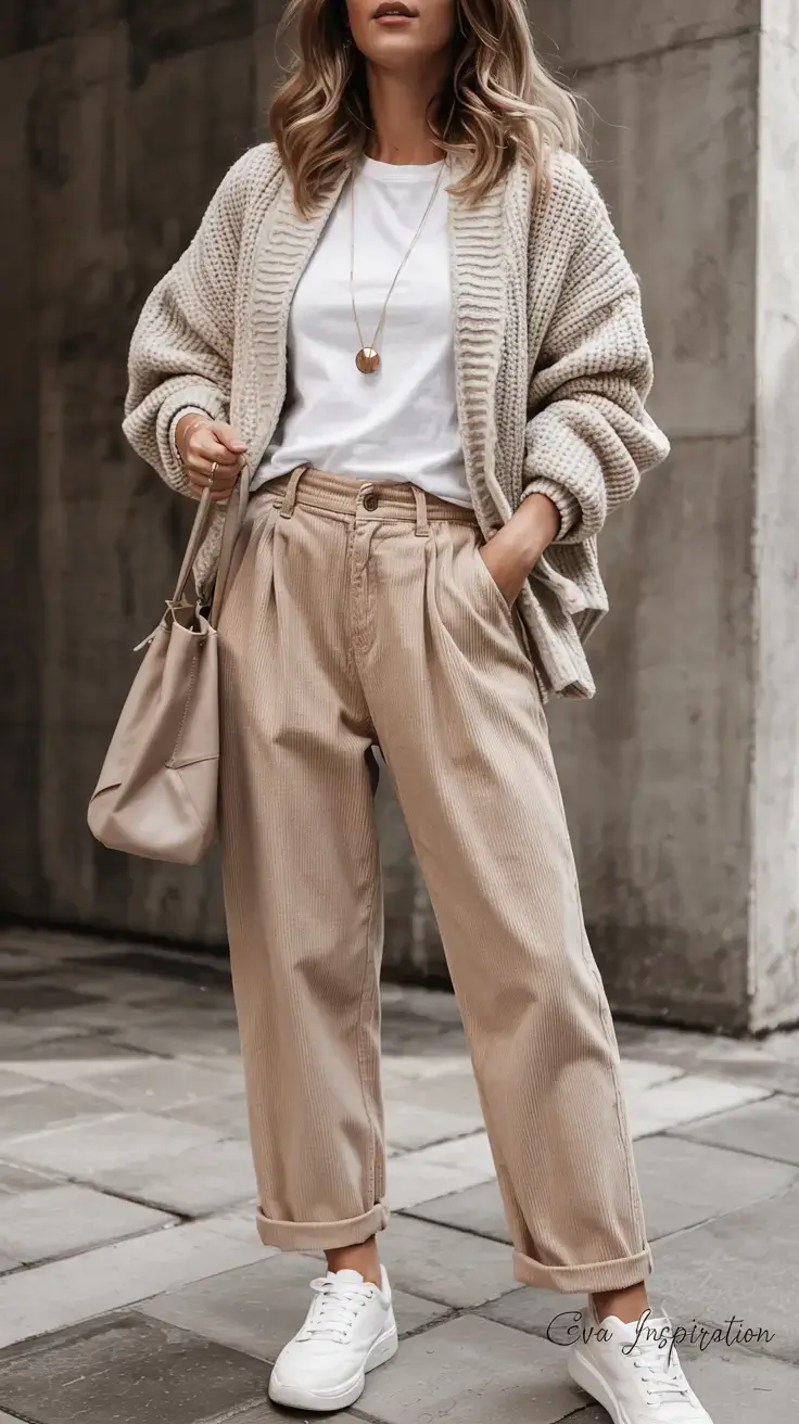 Trendy outfits for women over 40 in 2026 Beige Harmony The Soft Power of Neutrals