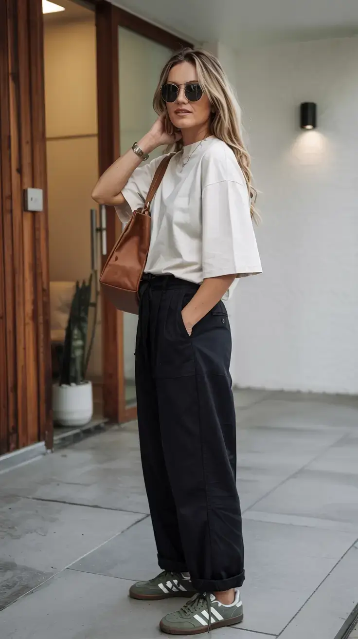 Trendy outfits for women over 40 in 2026 Relaxed Chic Sporty Elegance with a Modern Twist