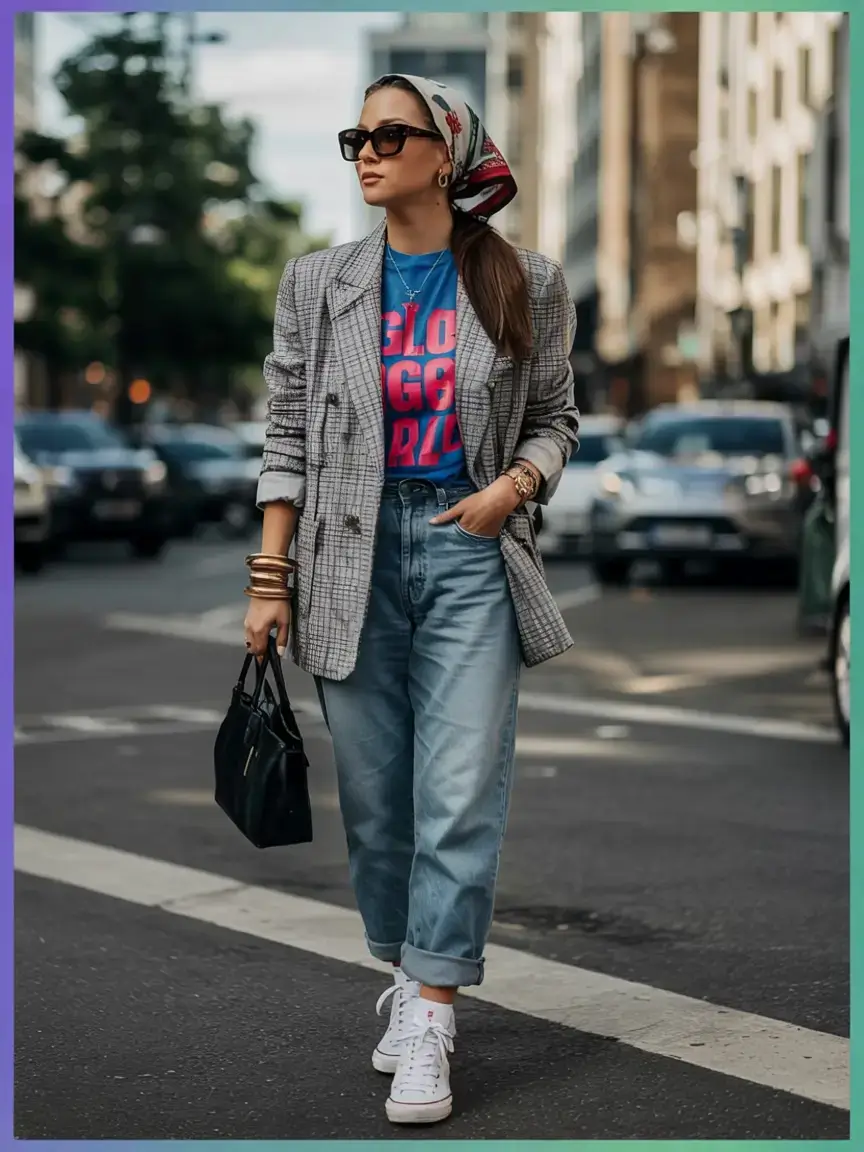 Trendy outfits for women over 40 in 2026 City Energy Meets Retro Spirit