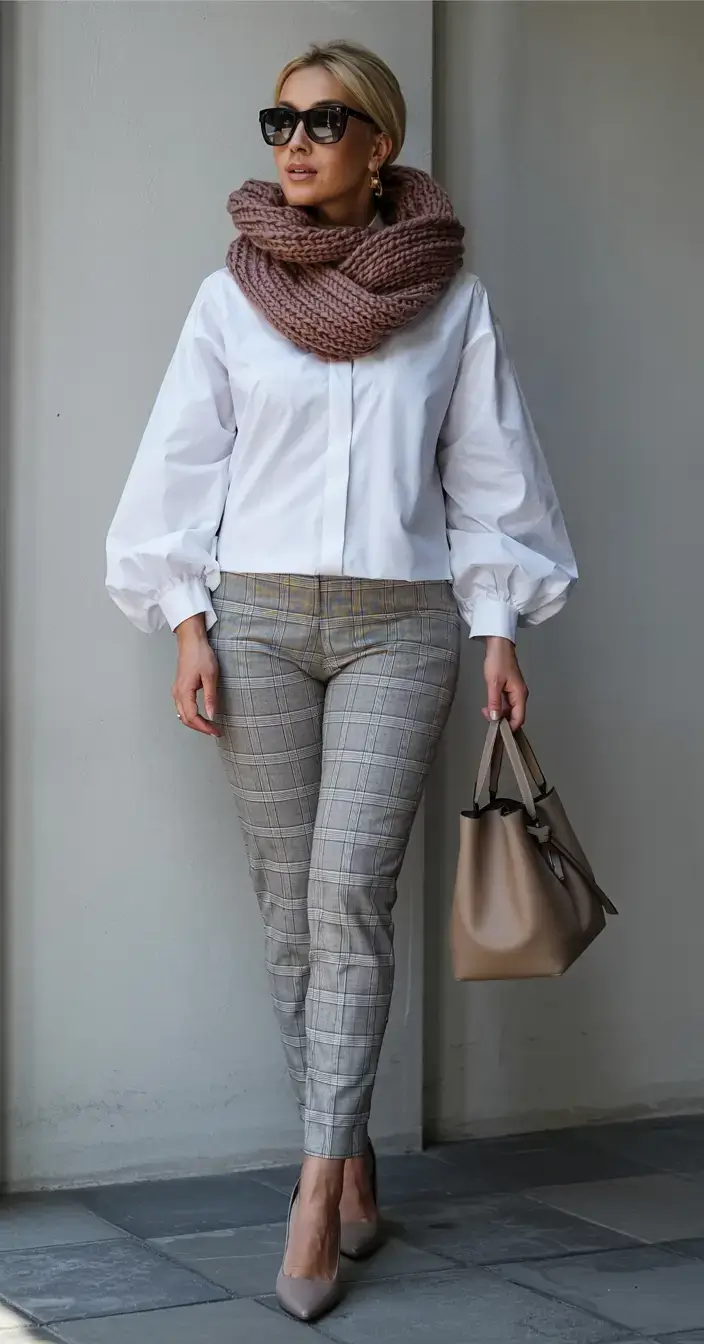 trendy outfits for women over 50 in 2026 Winter Whites and Statement Volume