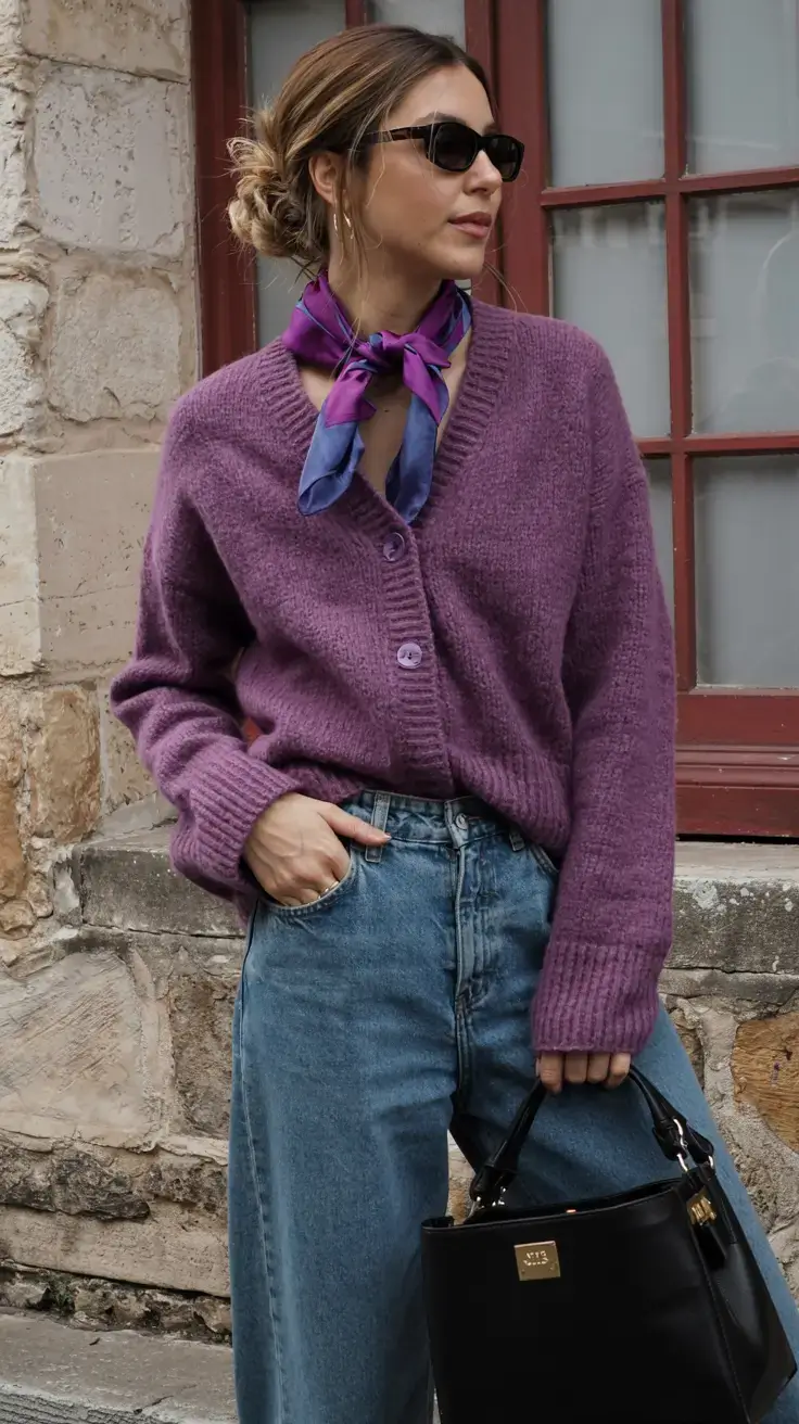 trendy outfits for women over 50 in 2026 Violet Moods and Vintage Touches