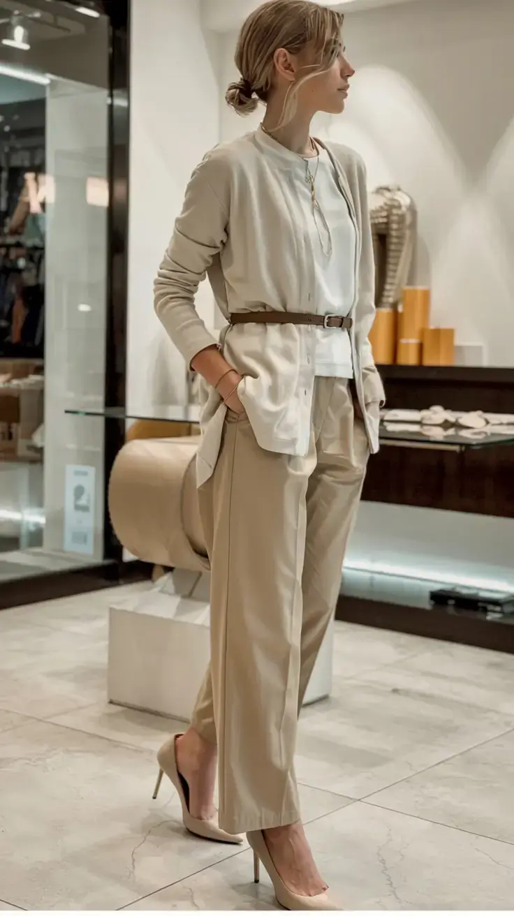 trendy outfits for women over 50 in 2026 Soft Minimalism in Motion