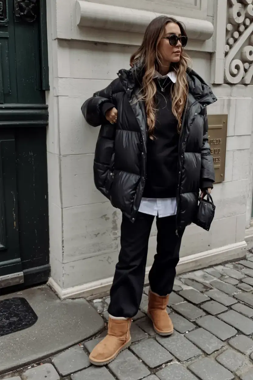 Ugg outfit ideas 2026 Classic Black with Winter Attitude
