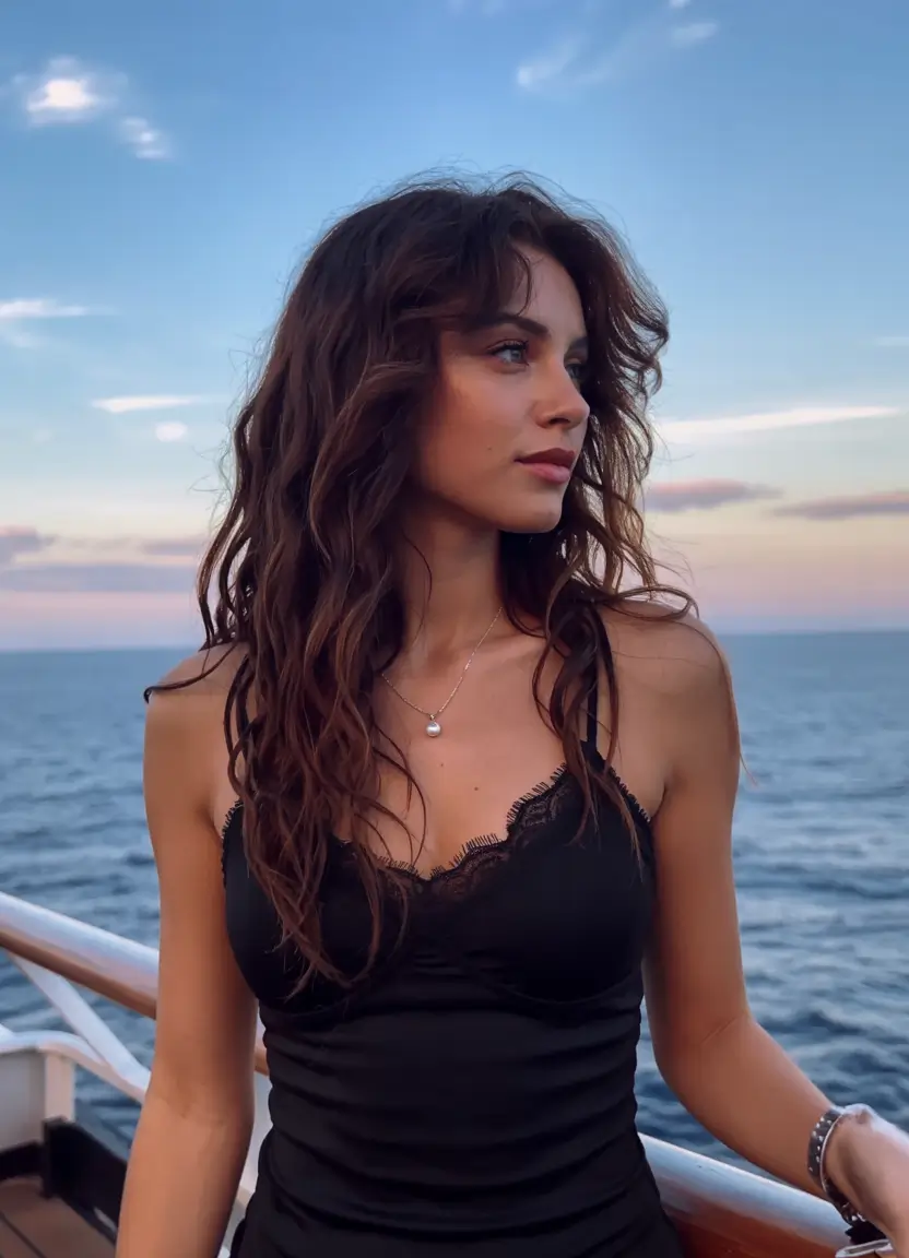 wolf haircut ideas 2026 Boho Waves with Shaggy Layers