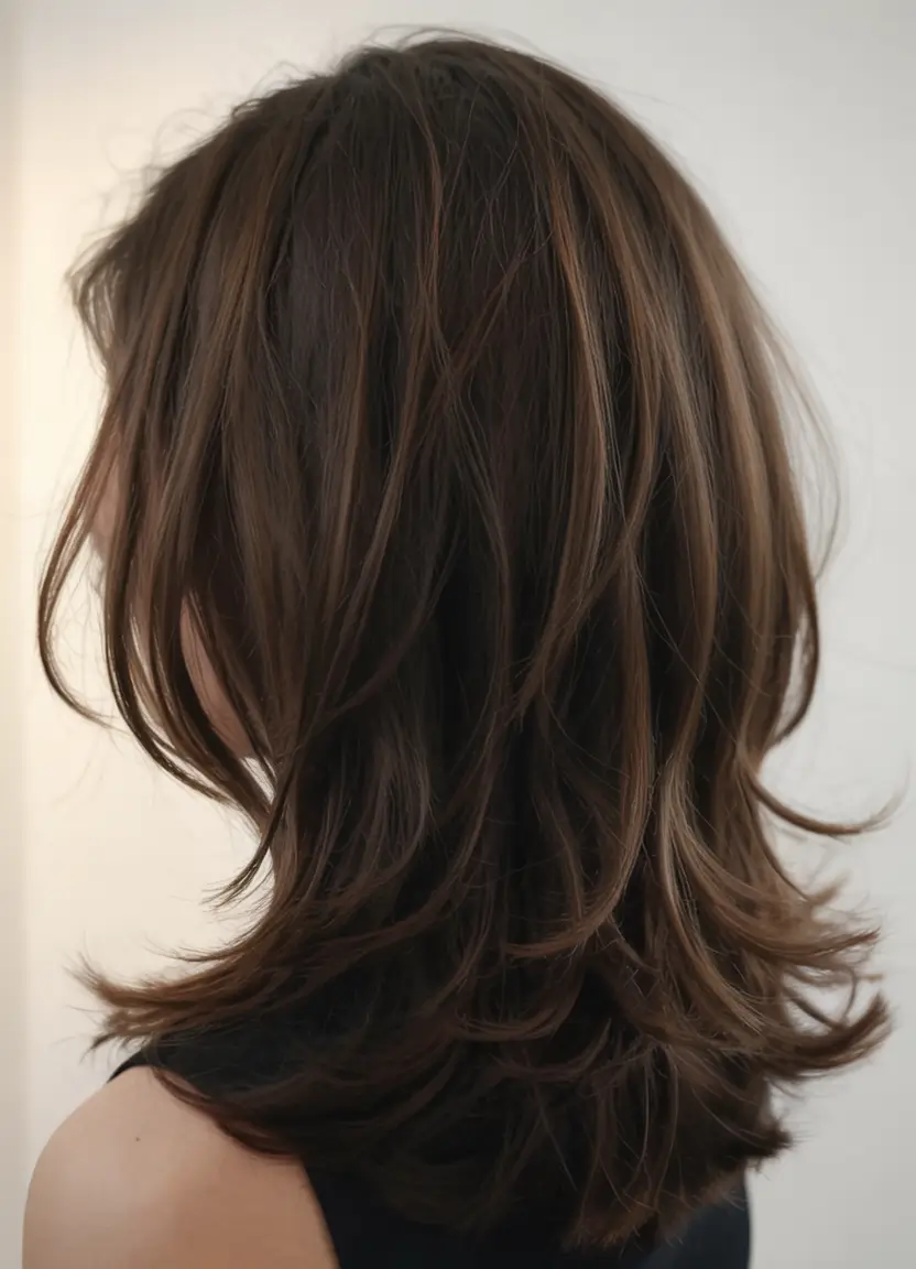 wolf haircut ideas 2026 Flipped Ends with Feathered Movement