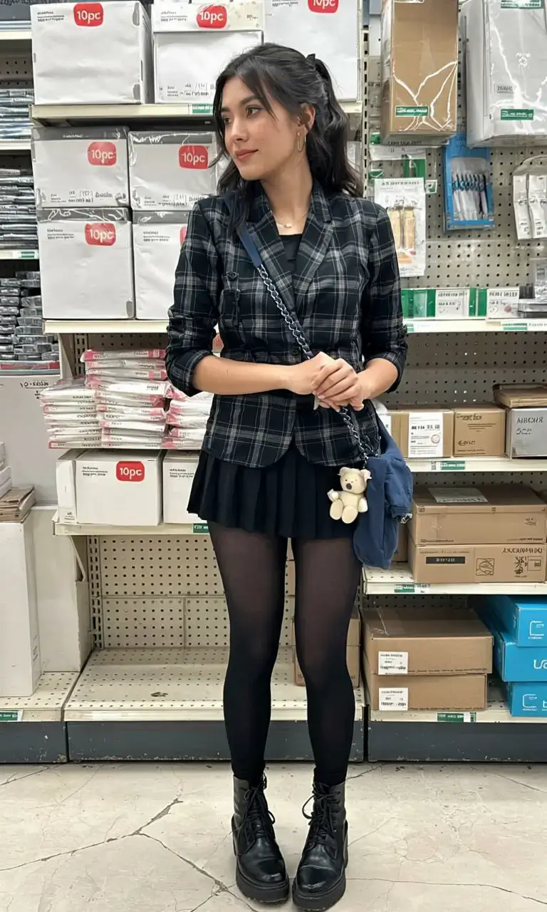 y2k outfits ideas 2026 Prep School Rebellion