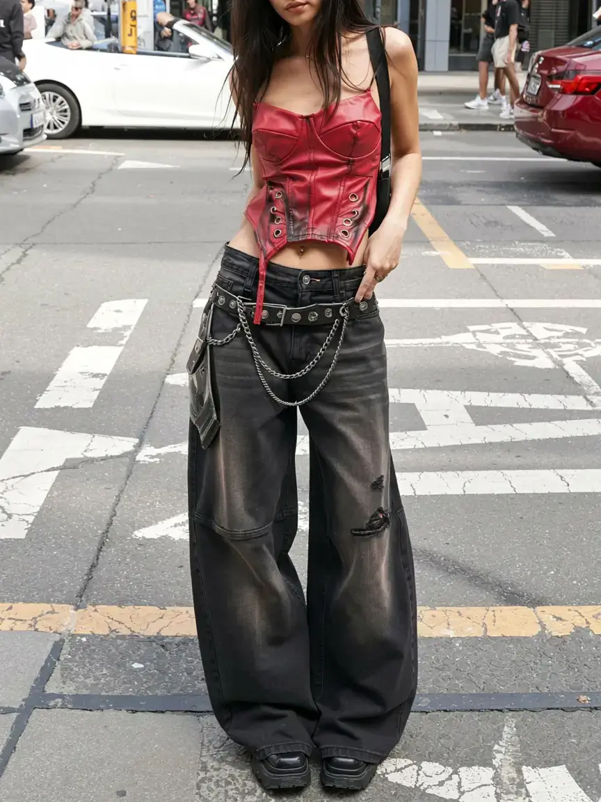 y2k outfits ideas 2026 Downtown Drama