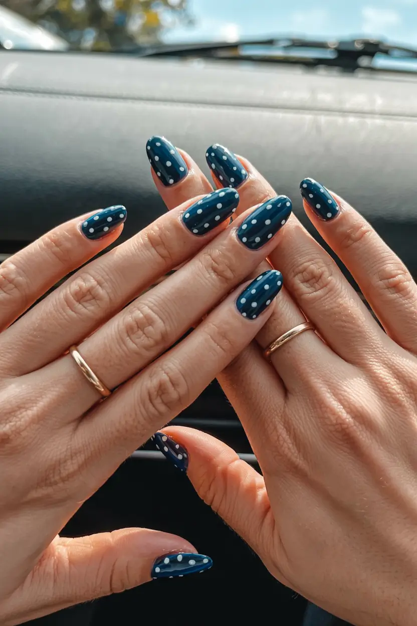 birthday nails 2026+Retro Dot Revival