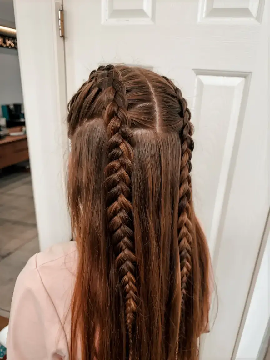 braids hairstyle ideas 2026+Multi-Scale Braids with Intentional Texture