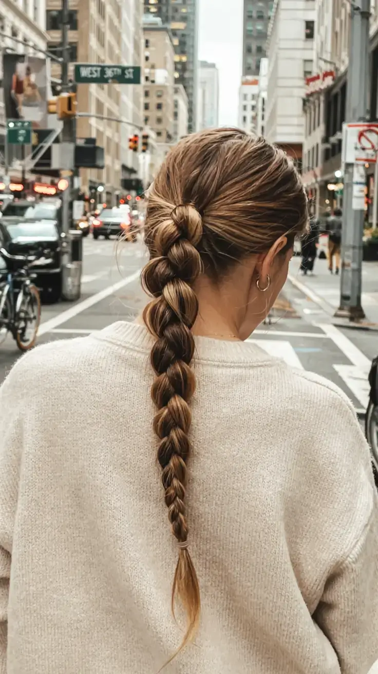 braids hairstyle ideas 2026+Urban Rope Braid with Soft Volume