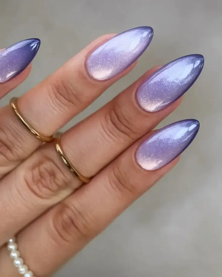 cat eye nails 2026 Twilight Bloom With Opal Shine