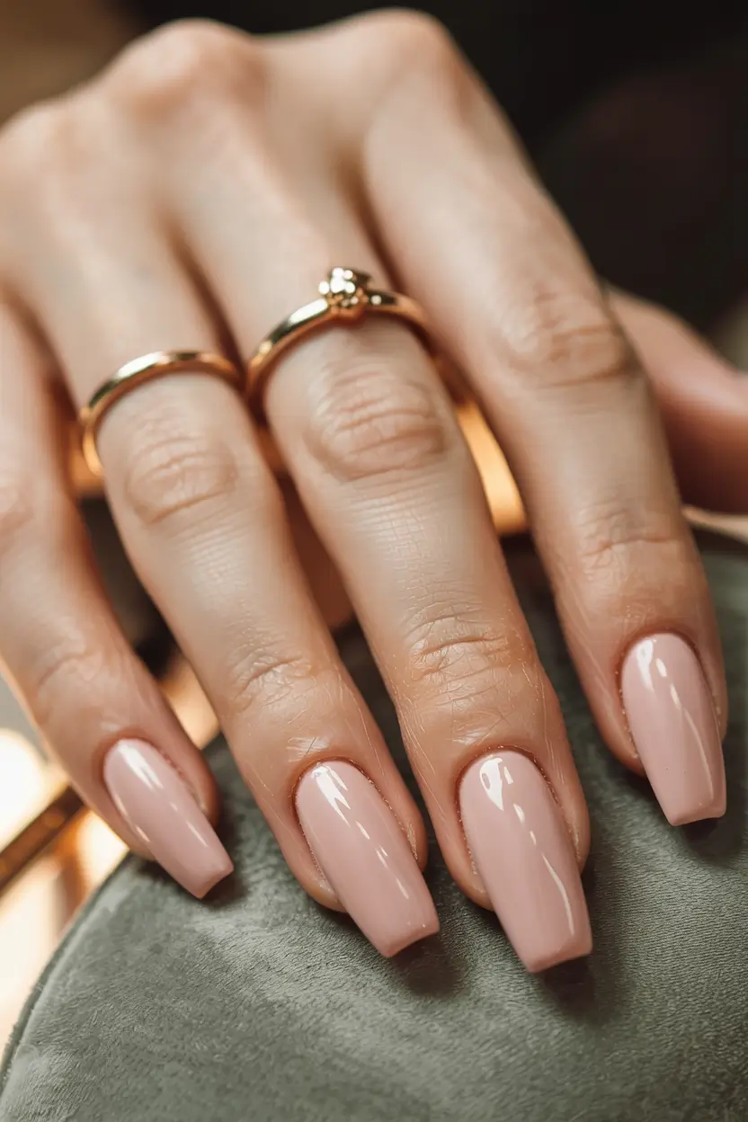 coffin nails 2026 Modern Nude Perfection