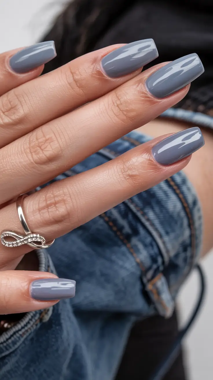 coffin nails 2026 Slate Blue Street Style