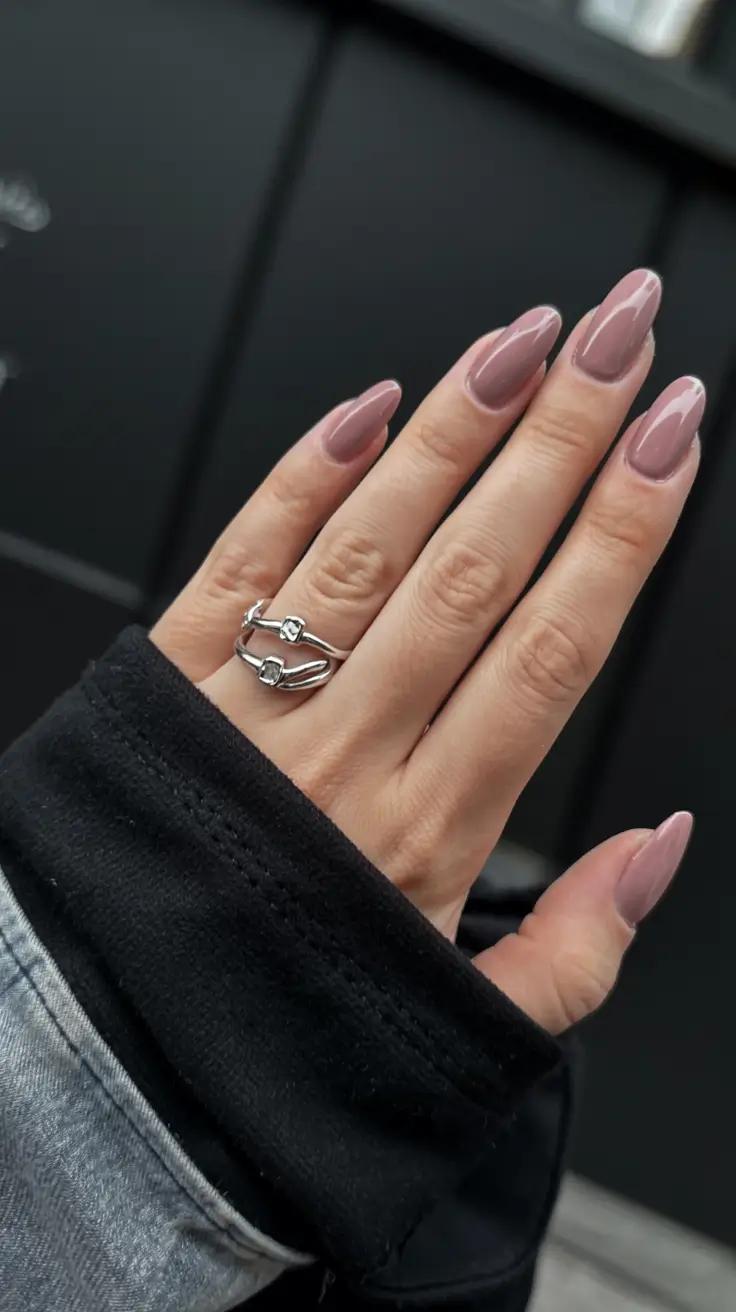 coffin nails 2026 Mocha Mauve Glaze