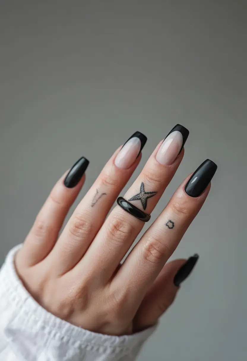 coffin nails 2026 Midnight French Drama