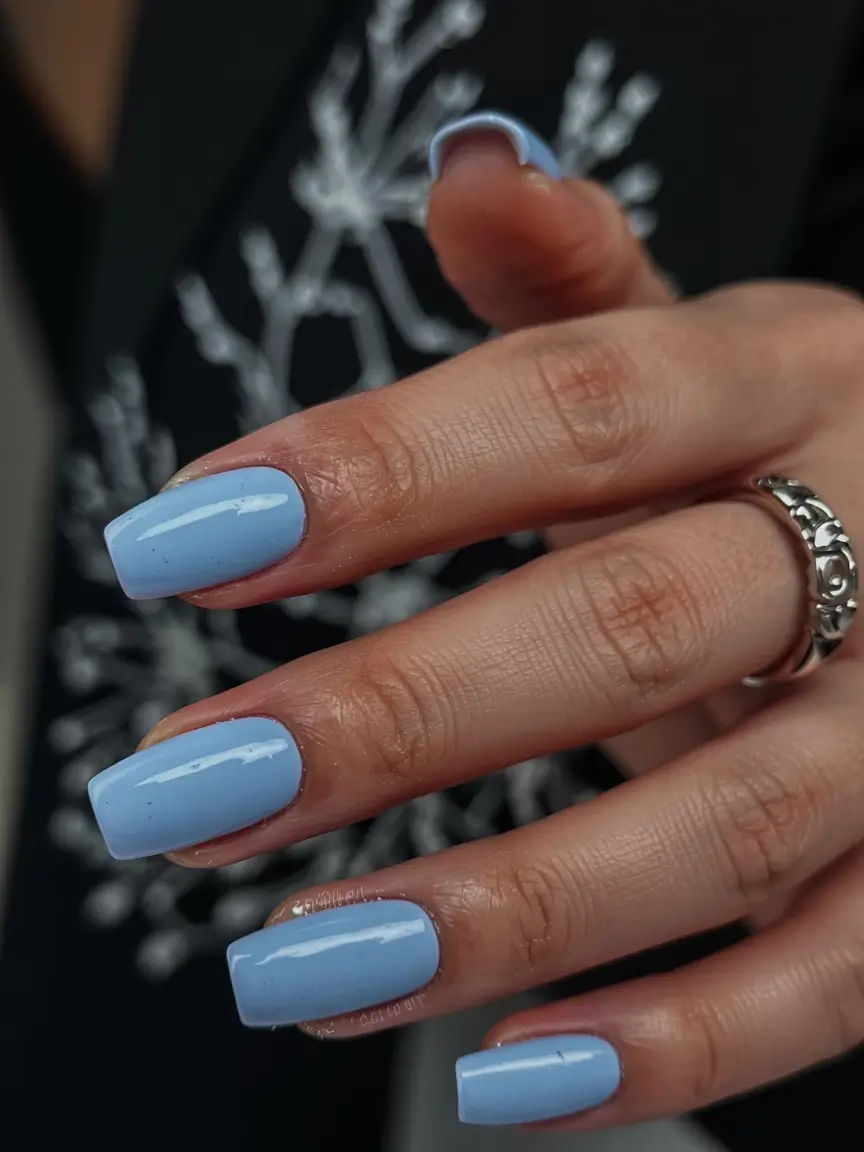 coffin nails 2026 Baby Blue Perfection