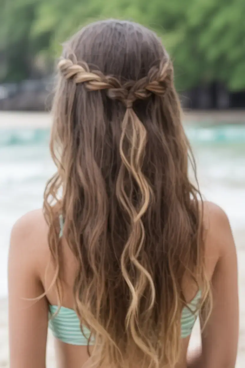 cute hairstyle ideas 2026+Boho Twist for Beachy Days