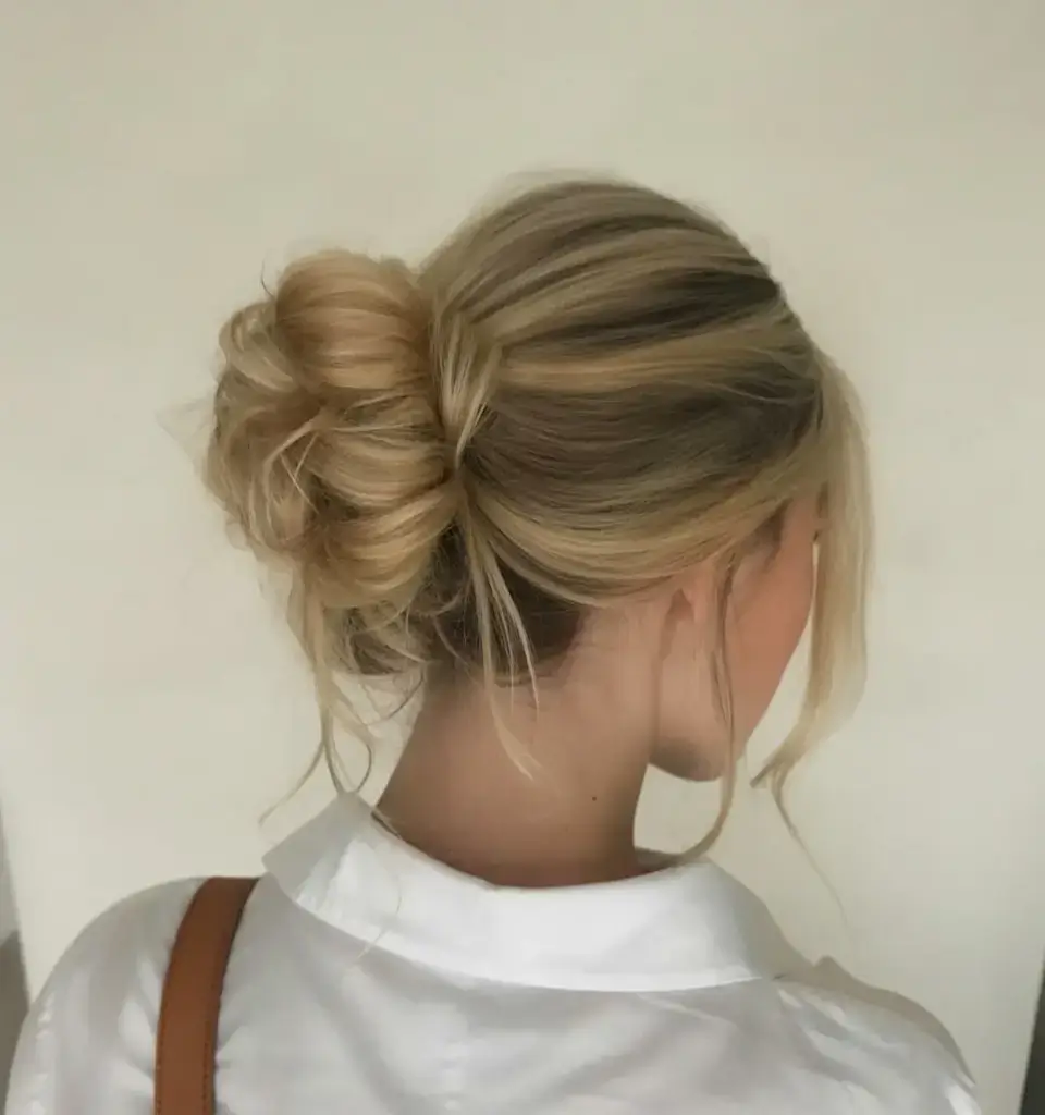 cute hairstyle ideas 2026+The Low Bun That Does It All