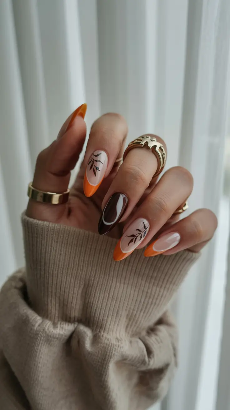 cute nails 2026 Spiced Neutrals and Autumn Energy