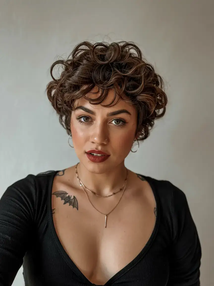 Fat Face Haircuts ideas 2026+High-Volume Vintage-Inspired Curls