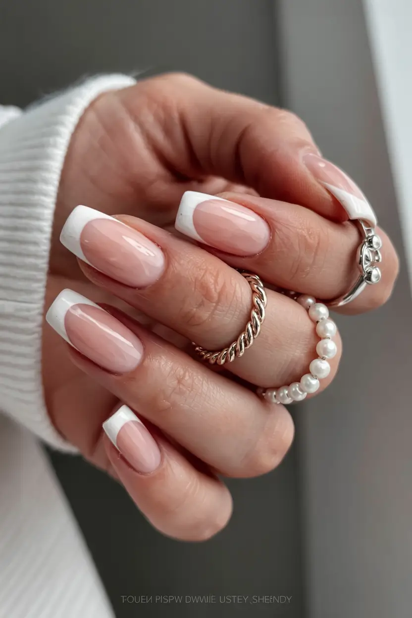 french nails 2026 Timeless Square Tips That Never Miss