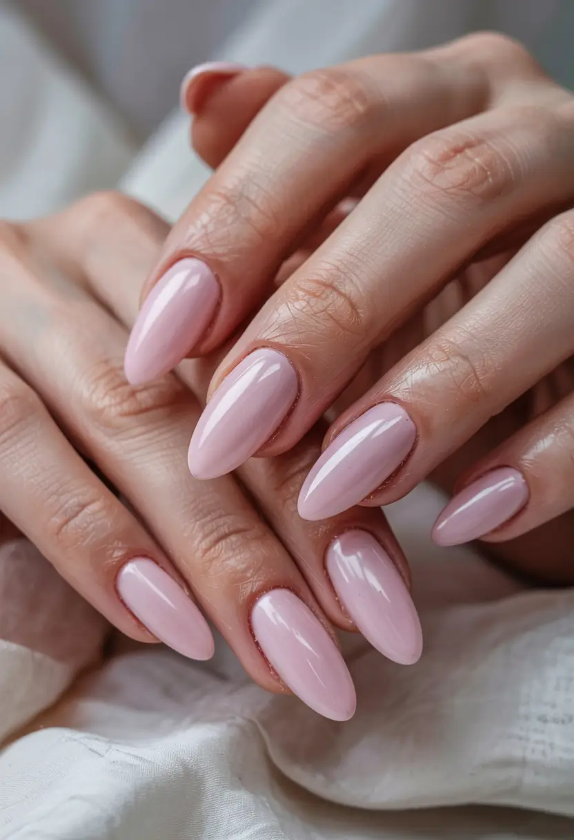 gel nails 2026 Soft Pink Whispers