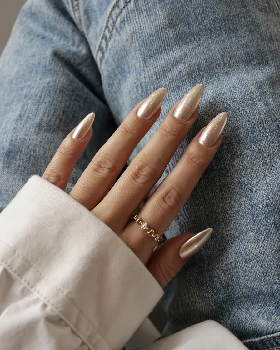 gel nails 2026 Golden Hour Glow