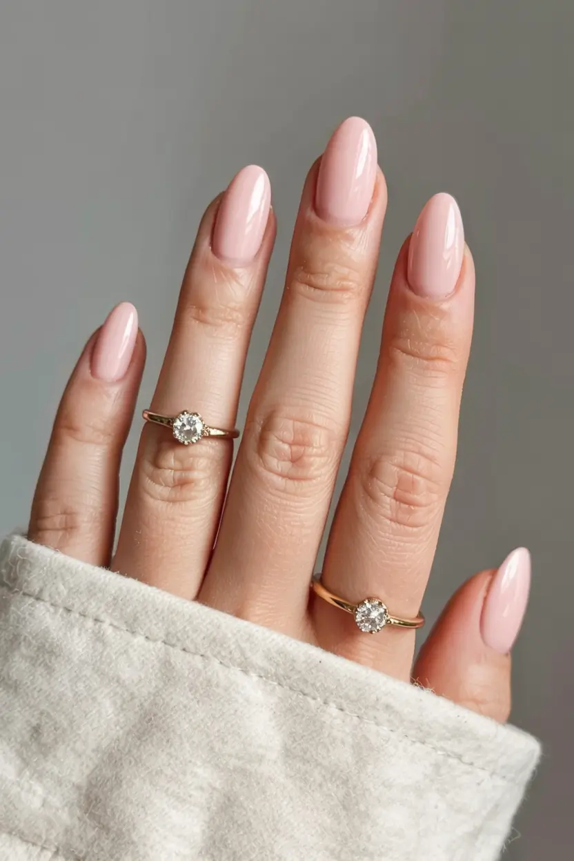 gel nails 2026 Soft Engagement Blush