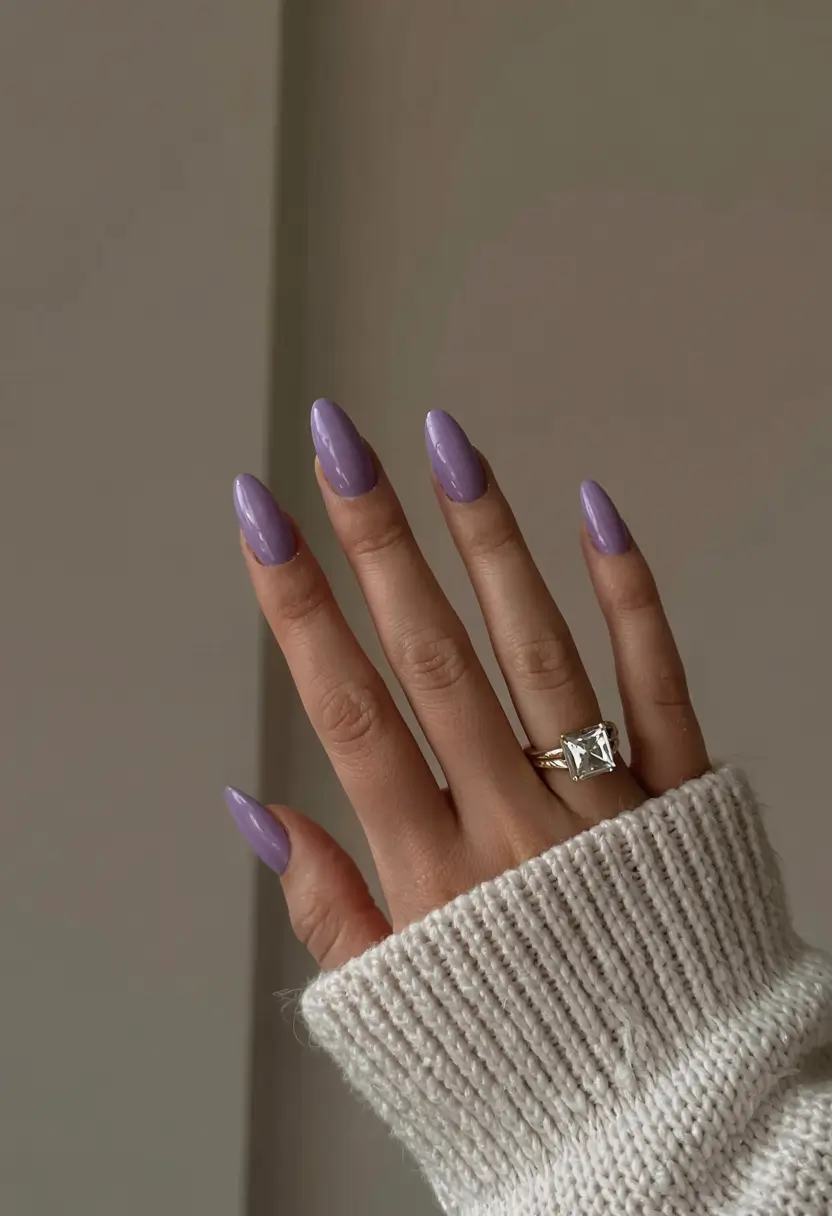 gel nails 2026 Lavender Luxe