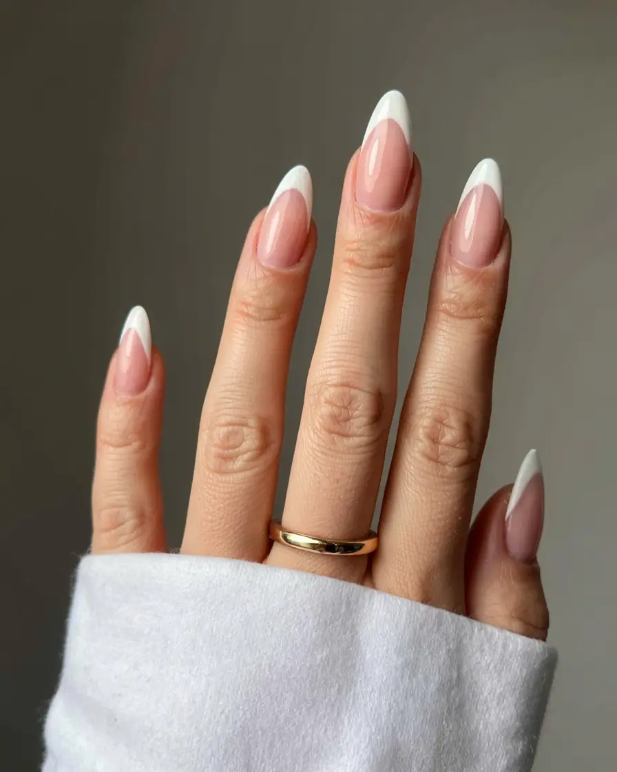 gel nails 2026 Classic French Always Wins