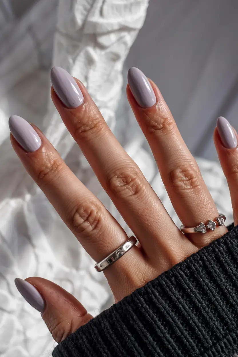 gel nails 2026 Lavender Mist Energy