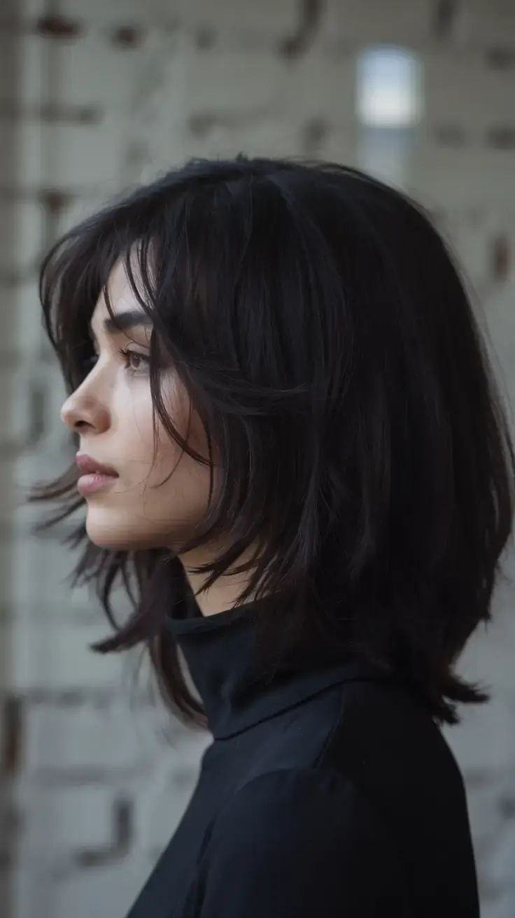 Haircuts for Chubby Faces ideas 2026+Layered Butterfly Cut with Soft Face Framing