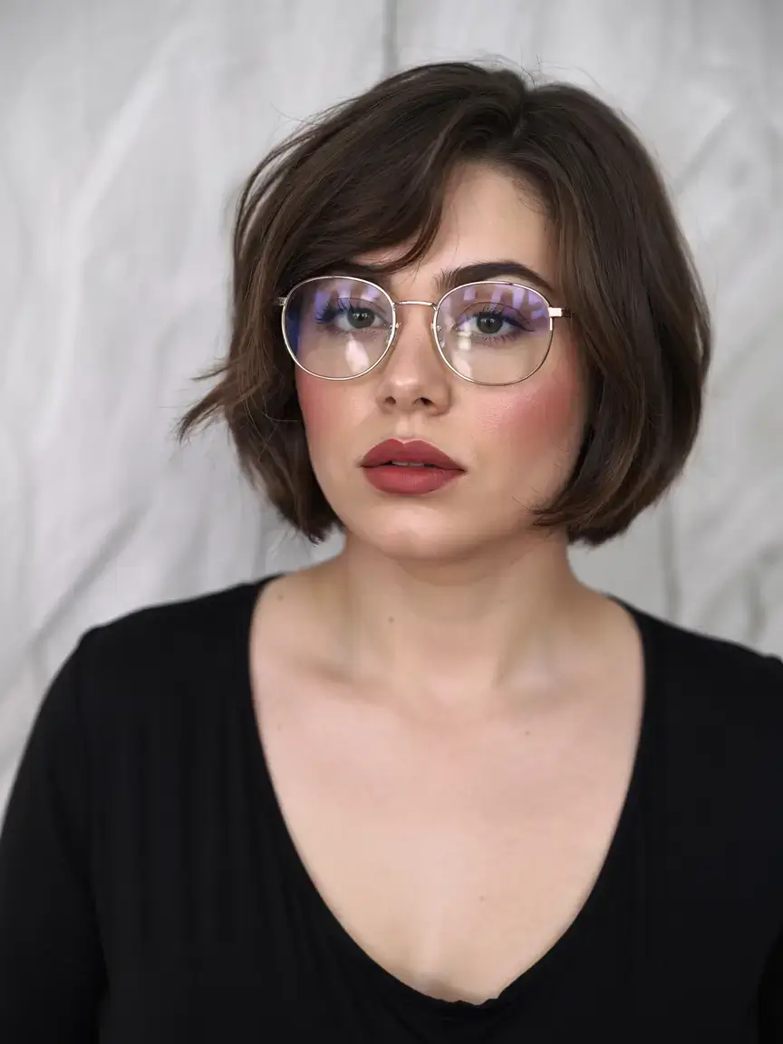 Haircuts for Plus Size Women ideas 2026+Structured Bob with Feminine Volume