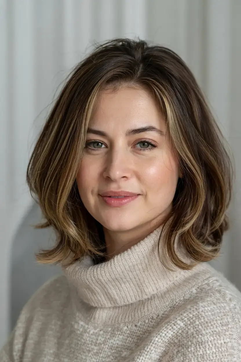 Haircuts for Women Over 40 ideas for 2026 Airy Lob with Sunkissed Ends