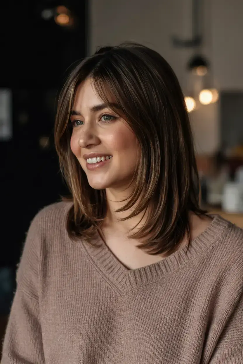 Haircuts for Women Over 40 ideas for 2026 Face-Framing Layers with a Silky Finish