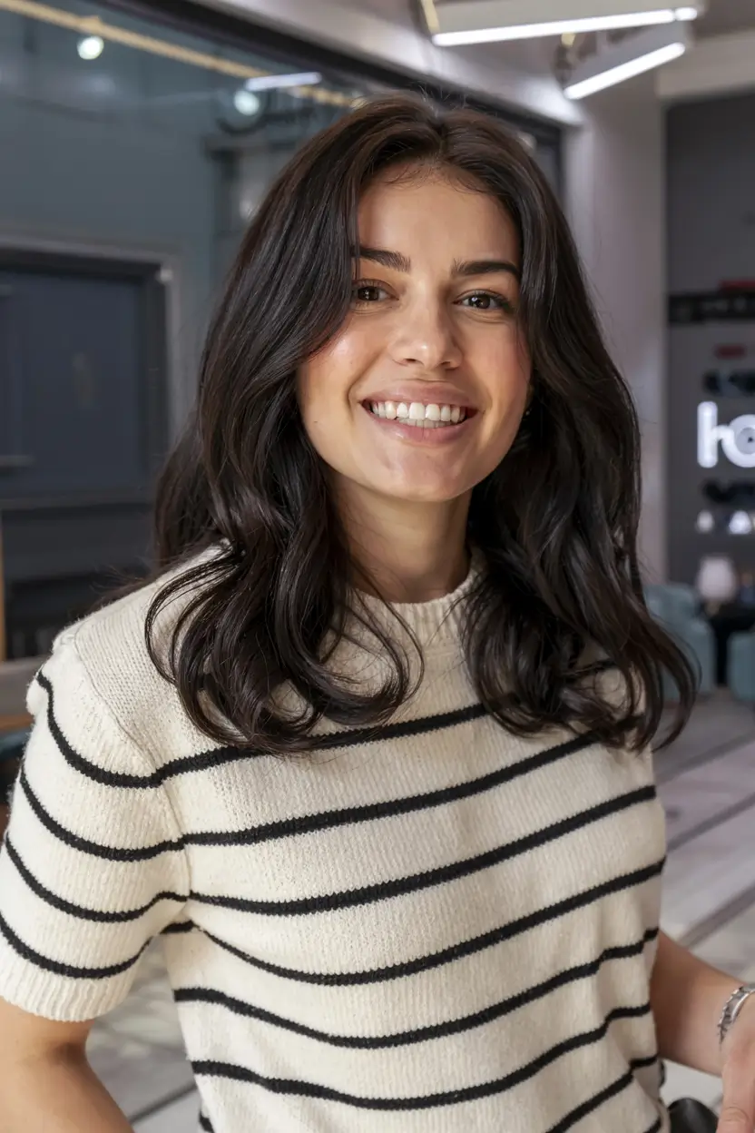 hairstyle for medium length hair 2026+Soft Waves with Subtle Volume