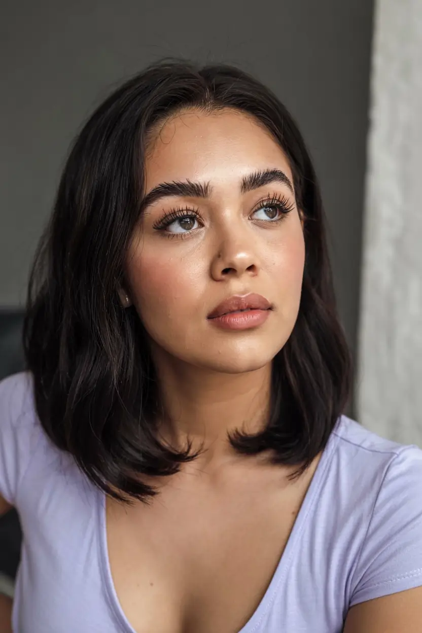 hairstyle for medium length hair 2026+Rounded Bob with Minimal Layers