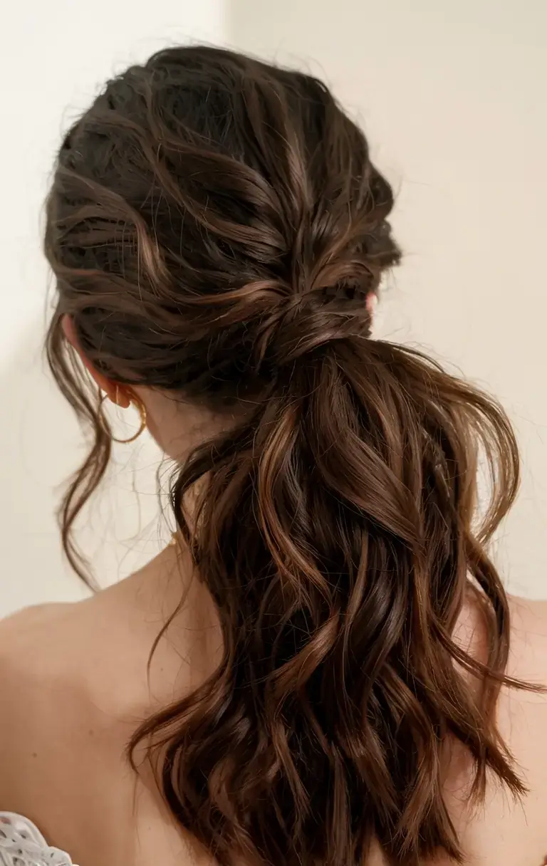 hairstyles ideas 2026+Twisted Volume Ponytail