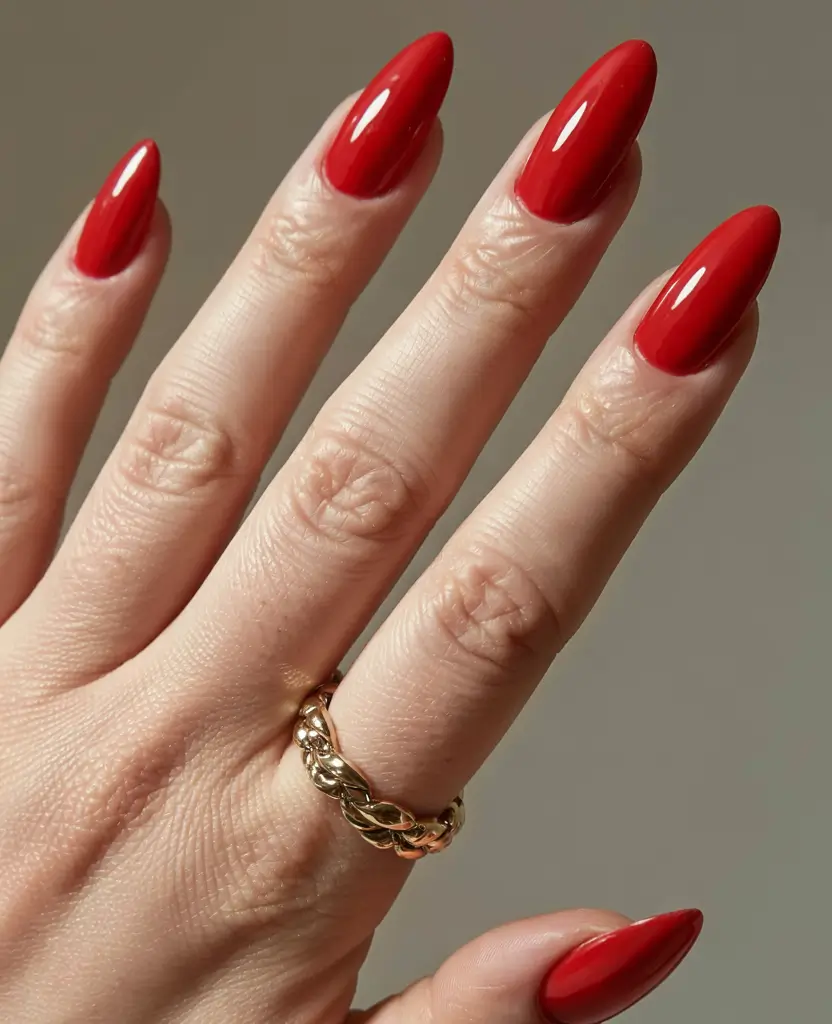 nail colors 2026 True Red Revival